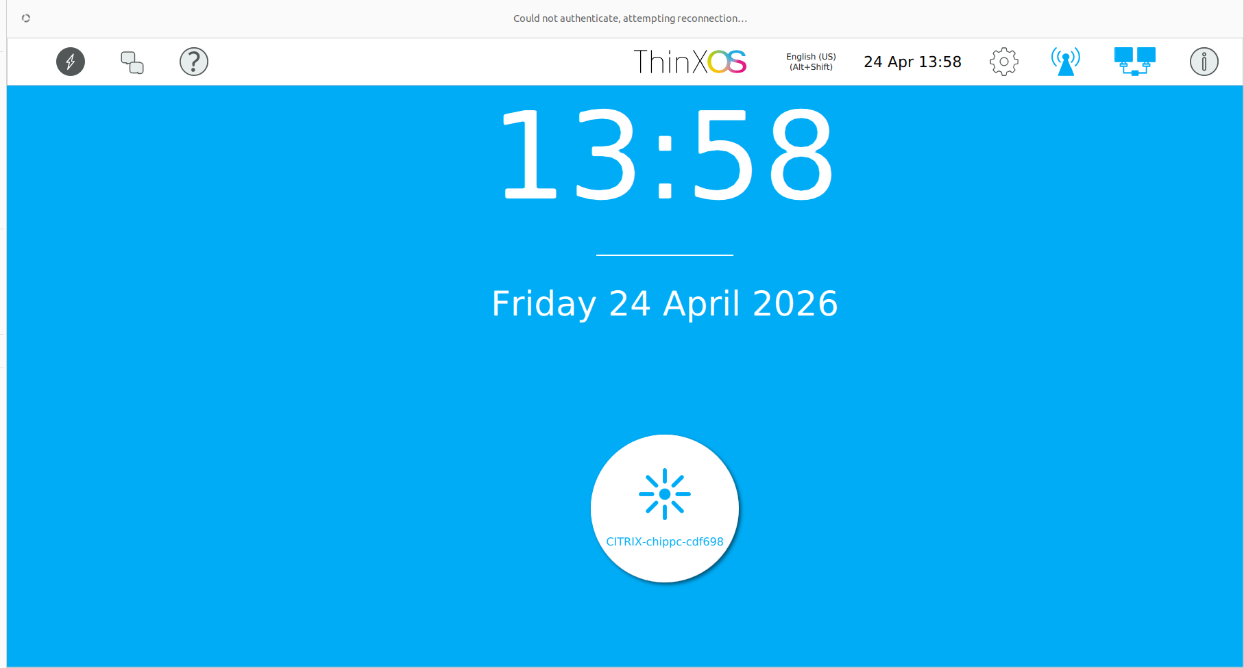 ThinX OS desktop
