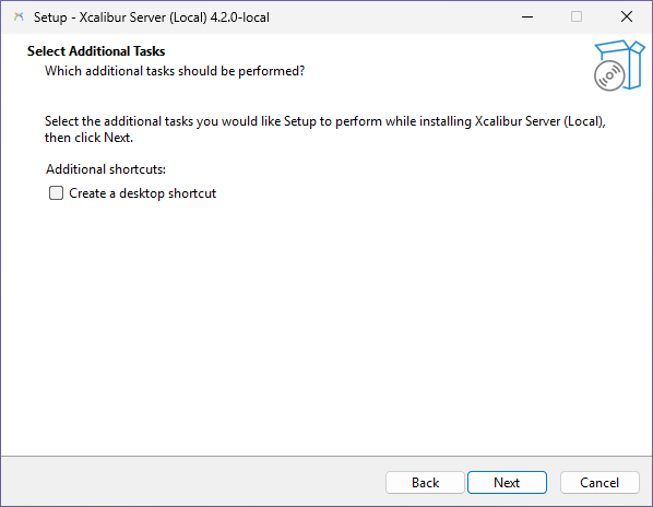 Select Additional Tasks