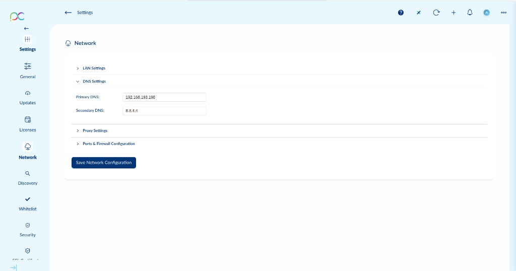 DNS Settings
