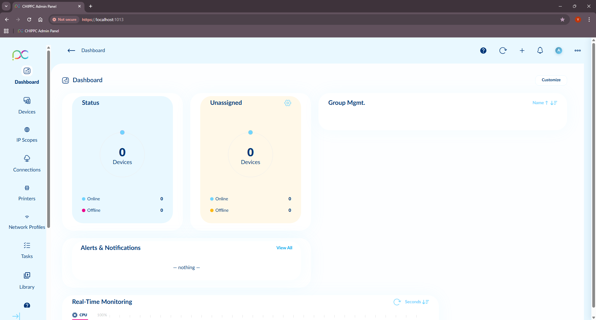 Xcalibur Dashboard