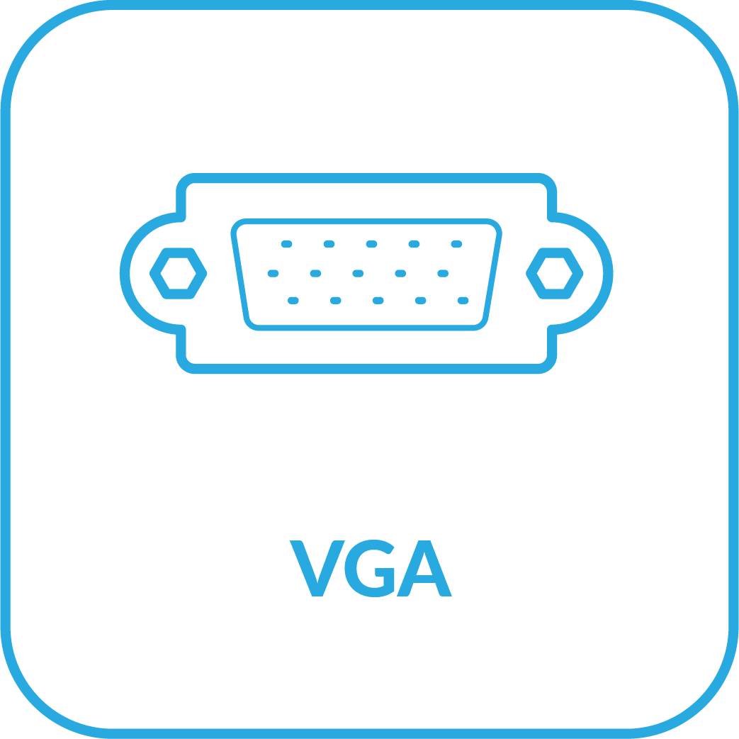 VGA : 1×