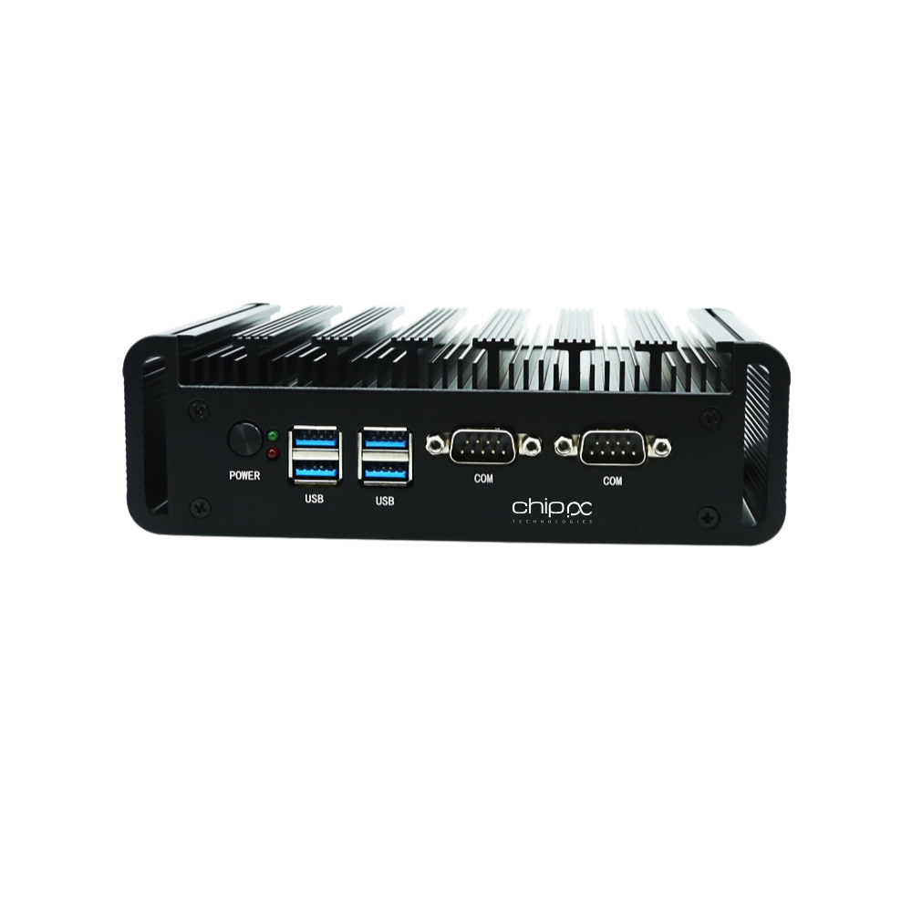 ChipPC ID PC 2L2C industrial mini PC - front view